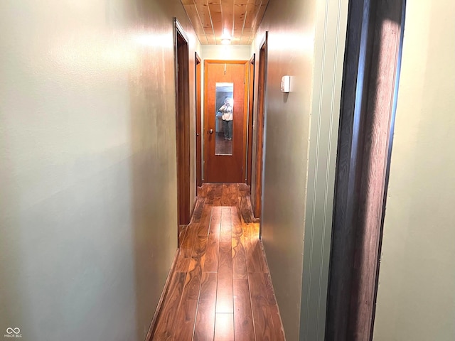 1216 N Cherry St, Rushville, IN 46173 - hall featuring hardwood / wood-style flooring