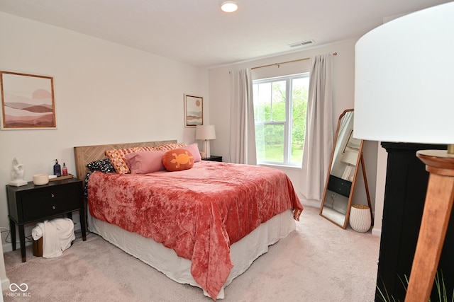3110 W New York St, Indianapolis, IN 46222 - bedroom featuring light colored carpet and recessed lighting