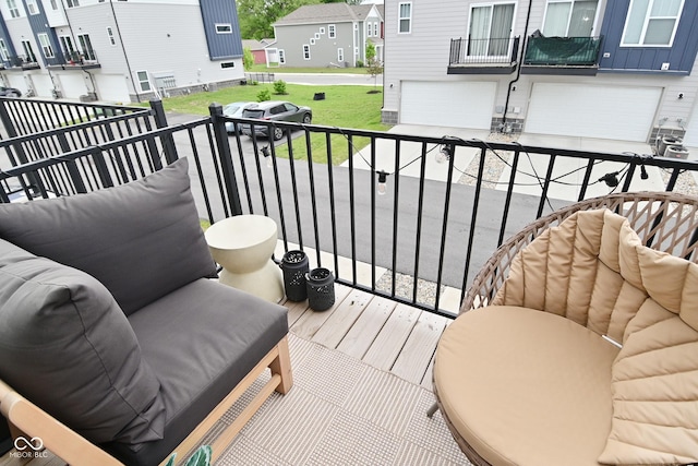 3110 W New York St, Indianapolis, IN 46222 - balcony with a residential view