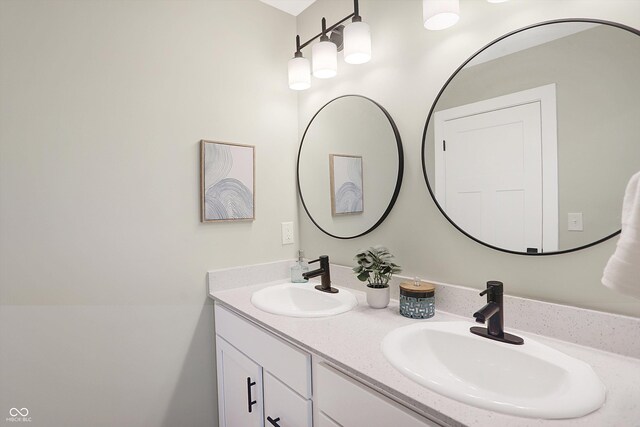 1429 Deloss St, Indianapolis, IN 46201 - bathroom featuring double vanity