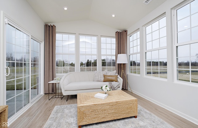 7239 Barrett Dr, Brownsburg, IN 46112 - sunroom featuring lofted ceiling