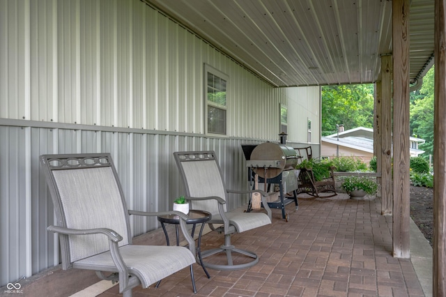 17216 W Hunnicut Rd, Cambridge City, IN 47327 - view of patio / terrace with area for grilling