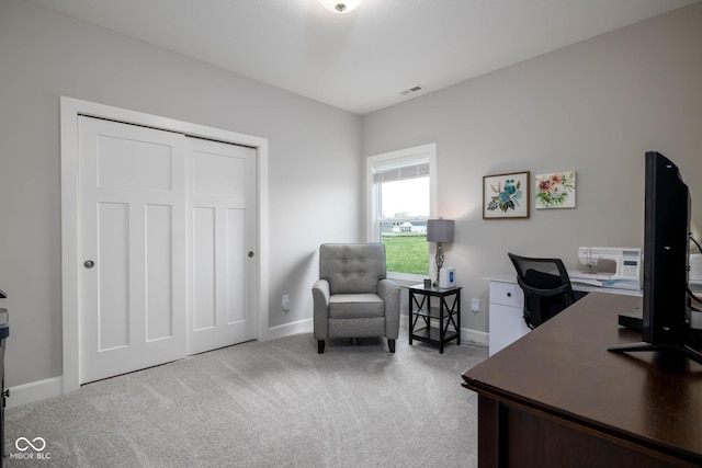 3622 S Setting Sun Ln, New Palestine, IN 46163 - carpeted office featuring baseboards