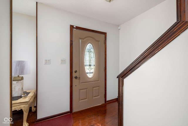 16226 Montrose Ln, Westfield, IN 46074 - entrance foyer with wood finished floors