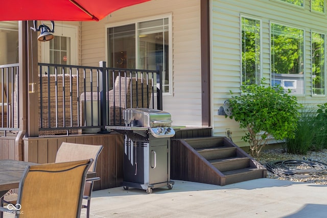 3781 S Station Dr, Columbus, IN 47203 - view of patio