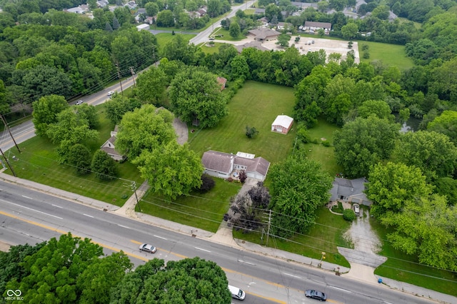 5330 W 56th St, Indianapolis, IN 46254 - drone / aerial view of a tree filled landscape