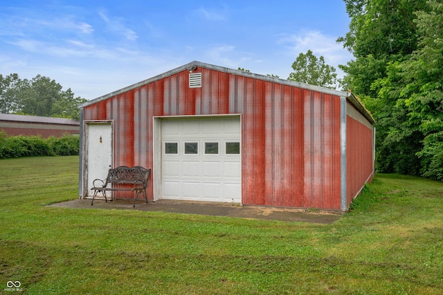 5330 W 56th St, Indianapolis, IN 46254 - view of detached garage