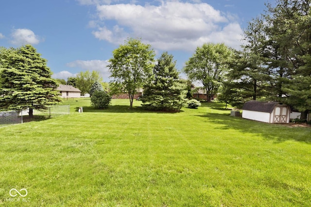 551 Windward Ln, Plainfield, IN 46168 - view of yard with a shed and an outbuilding