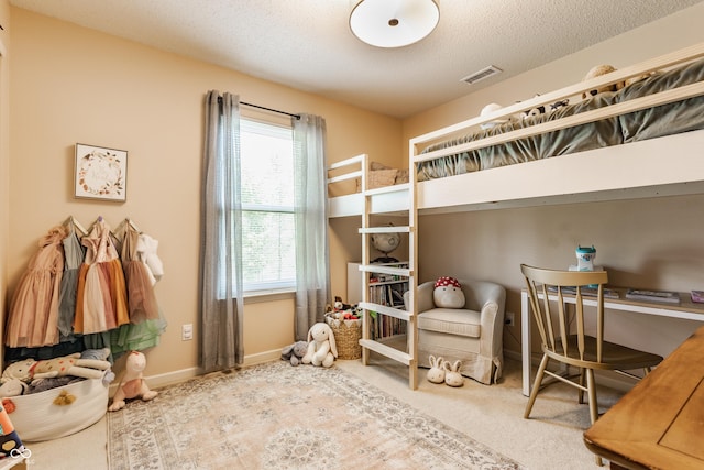 14291 Holly Berry Cir, Fishers, IN 46038 - carpeted bedroom featuring multiple windows, baseboards, and a textured ceiling