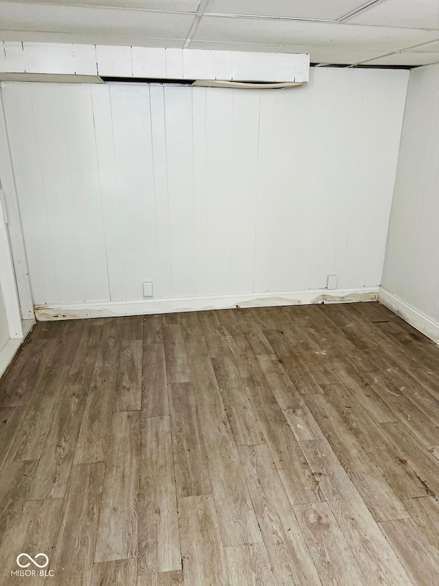 4850 E University Ave, Indianapolis, IN 46201 - finished basement featuring hardwood / wood-style flooring