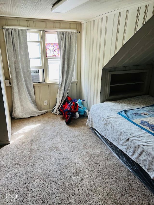 4850 E University Ave, Indianapolis, IN 46201 - carpeted bedroom featuring cooling unit