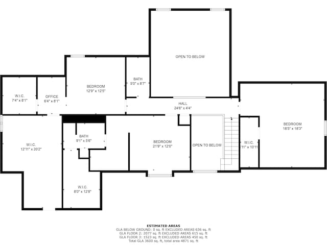 6575 Robin Hood Dr, Indianapolis, IN 46227 - floor plan / room layout