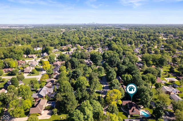 6575 Robin Hood Dr, Indianapolis, IN 46227 - aerial view