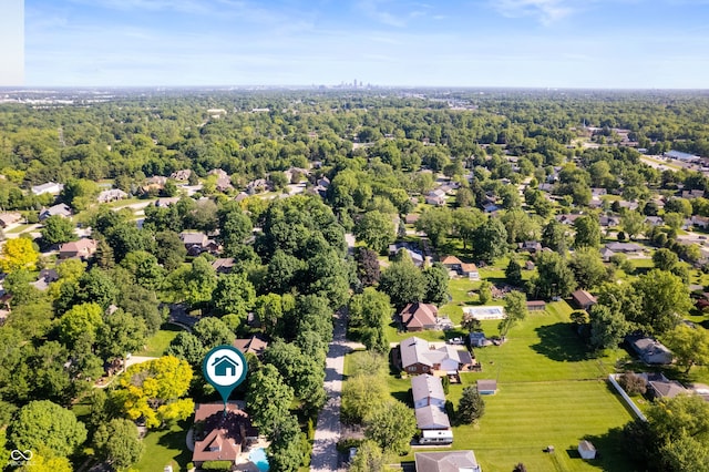 6575 Robin Hood Dr, Indianapolis, IN 46227 - aerial view
