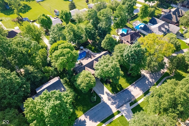 6575 Robin Hood Dr, Indianapolis, IN 46227 - aerial overview of property's location