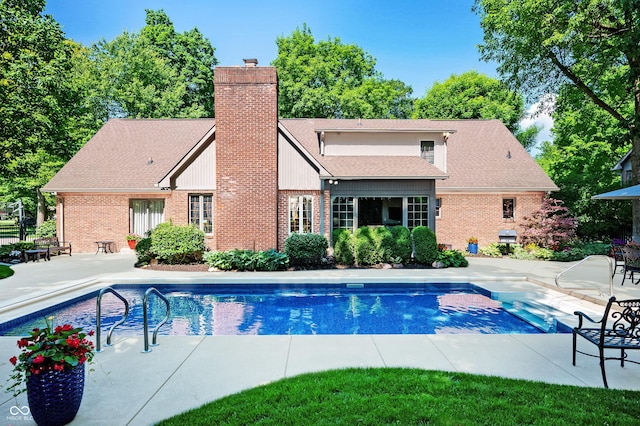 6575 Robin Hood Dr, Indianapolis, IN 46227 - outdoor pool with a patio
