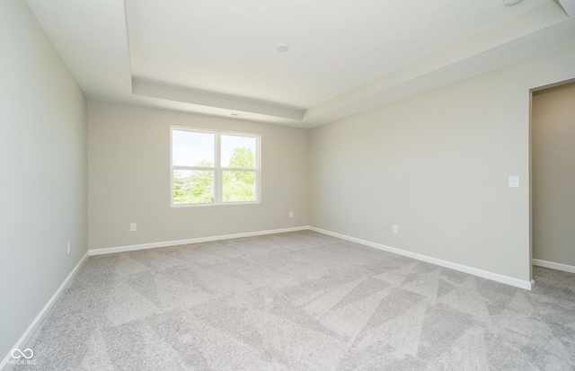 3256 Fawn Cir, Brownsburg, IN 46112 - unfurnished room with a raised ceiling, carpet flooring, and baseboards