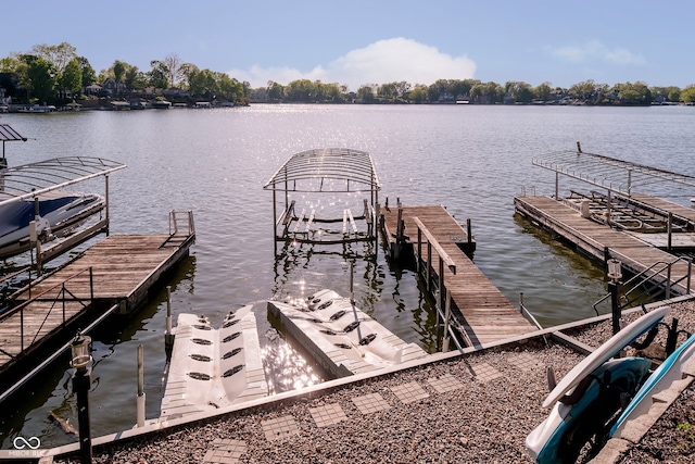 1940 Stringtown Pike, Cicero, IN 46034 - dock with a water view and boat lift
