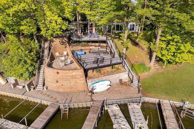 1940 Stringtown Pike, Cicero, IN 46034 - view from above of property featuring a nearby body of water