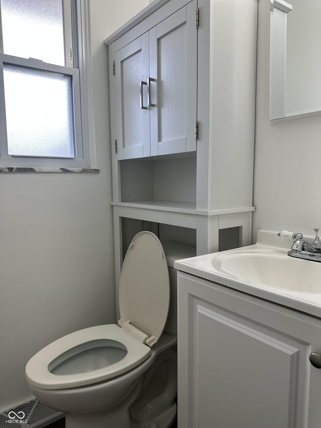 8417 S Sherman Dr, Indianapolis, IN 46237 - bathroom featuring toilet and vanity