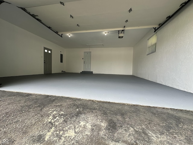 8417 S Sherman Dr, Indianapolis, IN 46237 - garage featuring a garage door opener