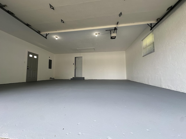 8417 S Sherman Dr, Indianapolis, IN 46237 - garage featuring a garage door opener