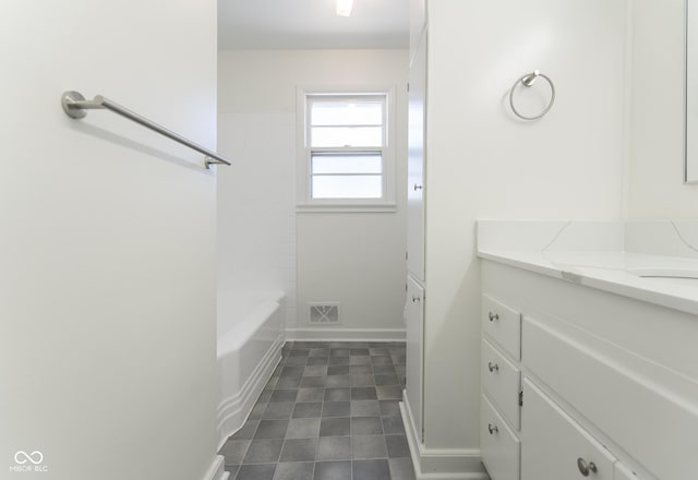 370 N Bazil Ave, Indianapolis, IN 46219 - bathroom featuring vanity, a tub, and a shower