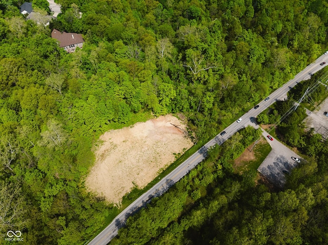 9602 Fall Creek Rd, Indianapolis, IN 46256 - bird's eye view of a forest