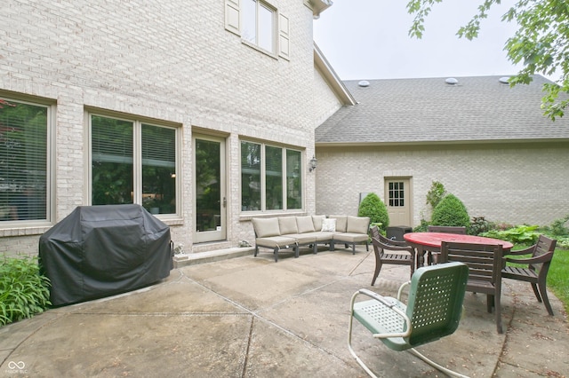1614 Rosebud Ln Unit 83, Greenwood, IN 46143 - view of patio with grilling area, an outdoor hangout area, and outdoor dining space