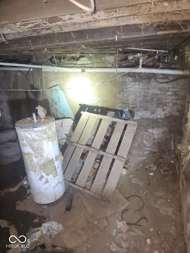 view of basement