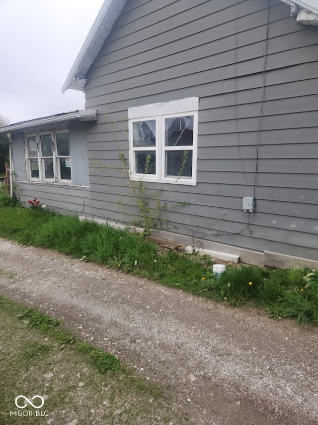 view of side of home