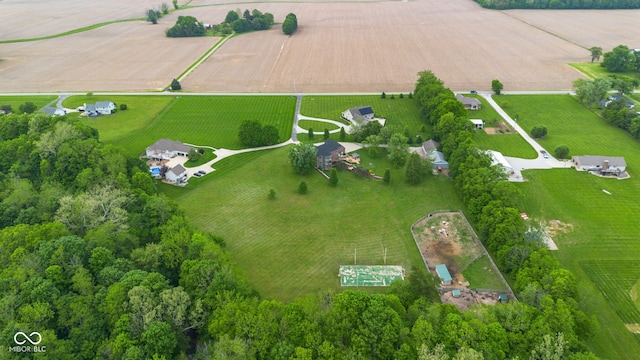 view of property location with rural landscape and farmland