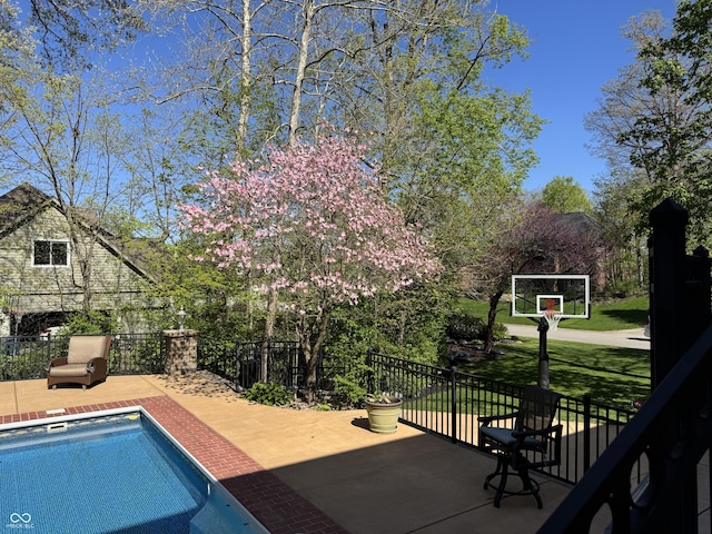11536 Woods Bay Ln, Indianapolis, IN 46236 - view of swimming pool with a lawn