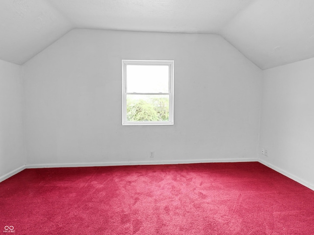 1225 S Monroe St, Muncie, IN 47302 - bonus room with vaulted ceiling, carpet, and baseboards