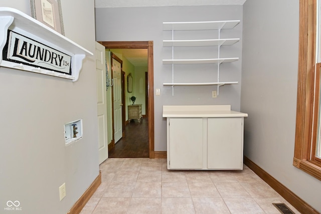 6567 Kings Ct, Avon, IN 46123 - corridor featuring baseboards and light tile patterned flooring