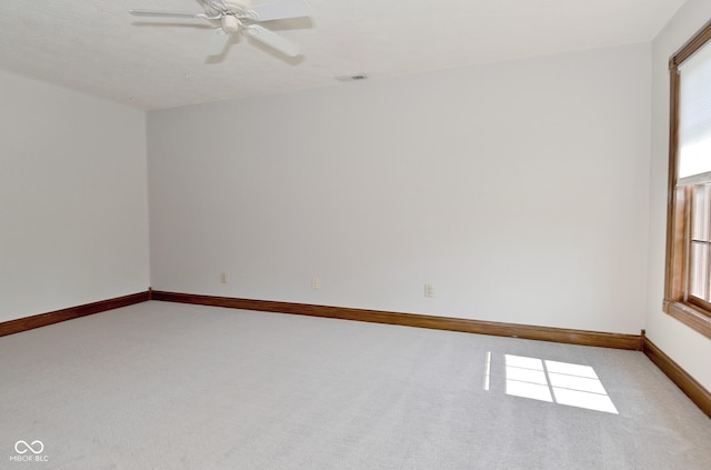 6567 Kings Ct, Avon, IN 46123 - carpeted empty room with a ceiling fan and baseboards