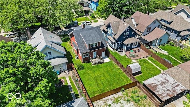 405 N Drexel Ave, Indianapolis, IN 46201 - aerial view of residential area