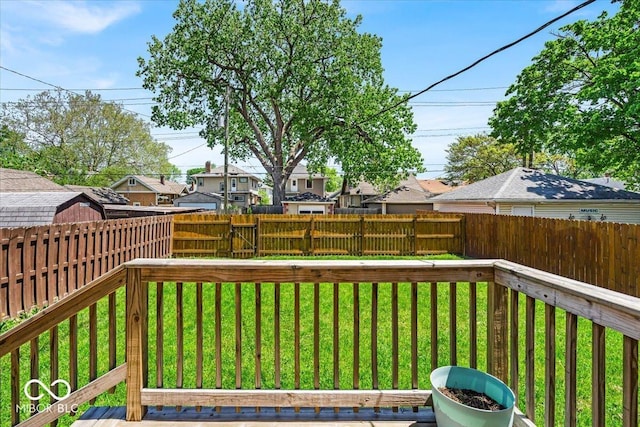 405 N Drexel Ave, Indianapolis, IN 46201 - view of wooden deck