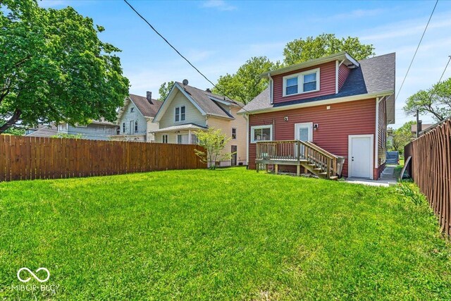 405 N Drexel Ave, Indianapolis, IN 46201 - back of house featuring a shingled roof