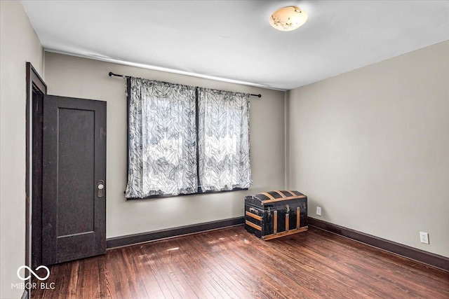 405 N Drexel Ave, Indianapolis, IN 46201 - unfurnished room with hardwood / wood-style floors and baseboards