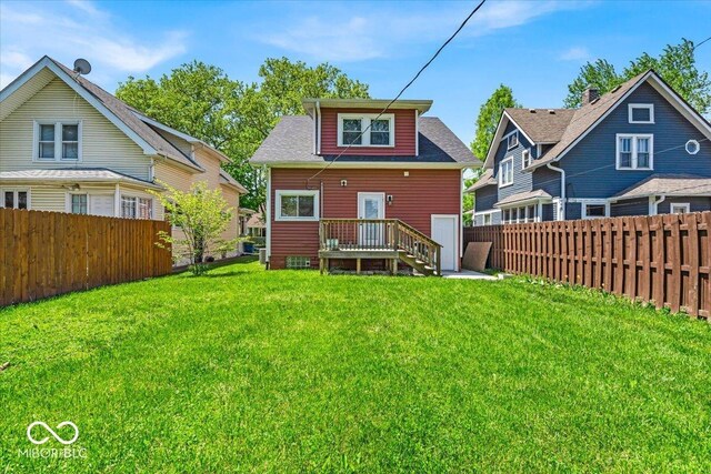 405 N Drexel Ave, Indianapolis, IN 46201 - rear view of house with a shingled roof