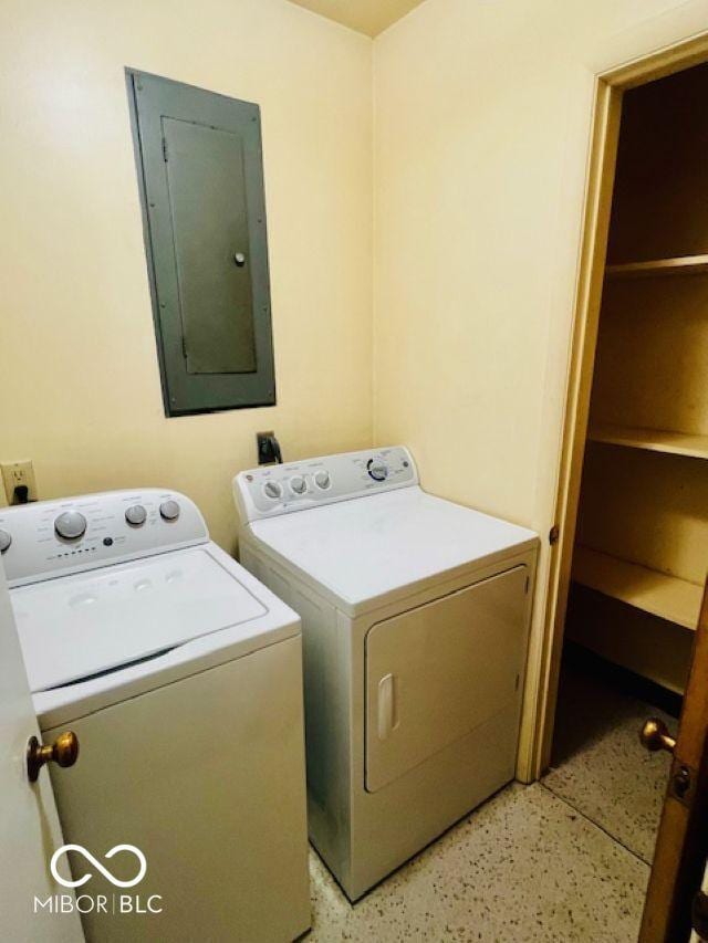 5141 Derome Dr, Fort Wayne, IN 46835 - washroom featuring independent washer and dryer and electric panel