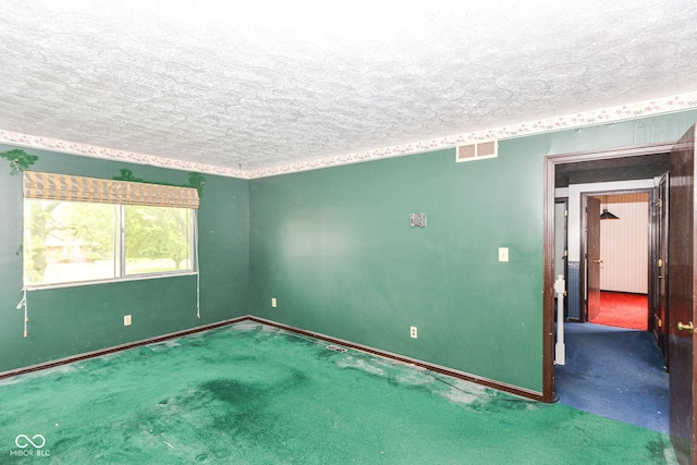 3325 Broadview Ct, Indianapolis, IN 46227 - unfurnished room with a textured ceiling, baseboards, and carpet flooring