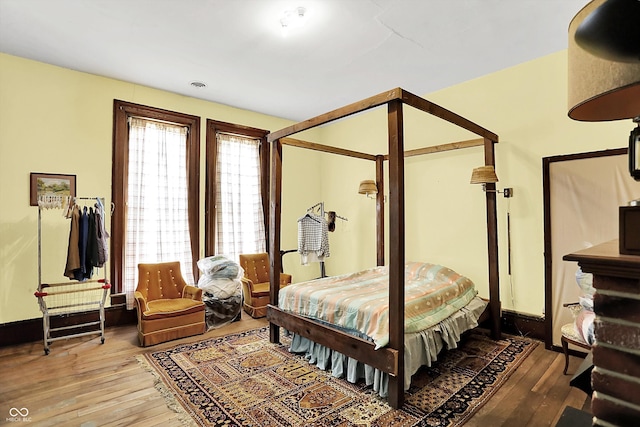 2490 S County Road 60 E, Greensburg, IN 47240 - bedroom with wood-type flooring