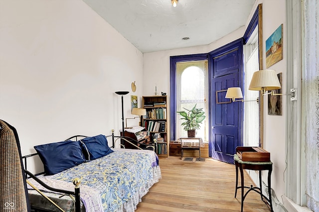 2490 S County Road 60 E, Greensburg, IN 47240 - bedroom featuring light wood-style floors