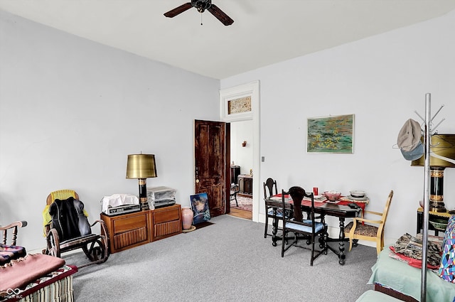 2490 S County Road 60 E, Greensburg, IN 47240 - carpeted office space featuring ceiling fan