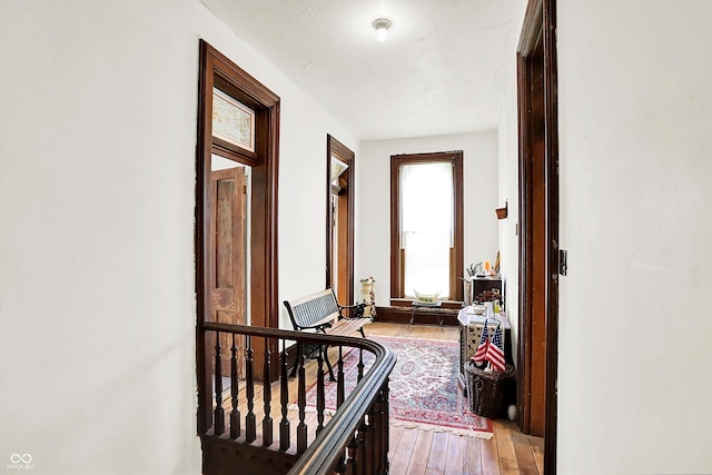 2490 S County Road 60 E, Greensburg, IN 47240 - hall with light wood-type flooring