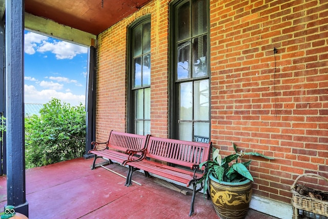 2490 S County Road 60 E, Greensburg, IN 47240 - view of patio / terrace with a porch
