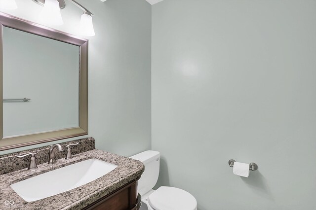781 Dayton Dr, Carmel, IN 46033 - bathroom featuring toilet and vanity