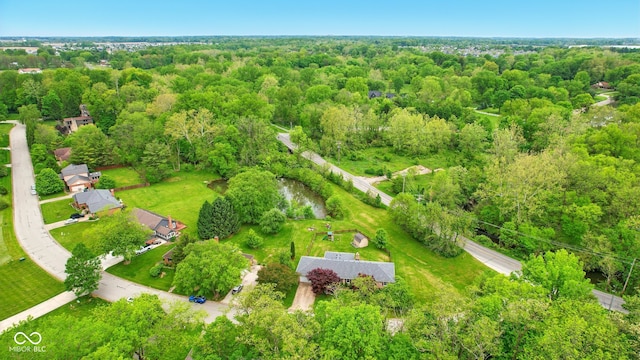 6462 Wings Ct, Brownsburg, IN 46112 - aerial view of a heavily wooded area